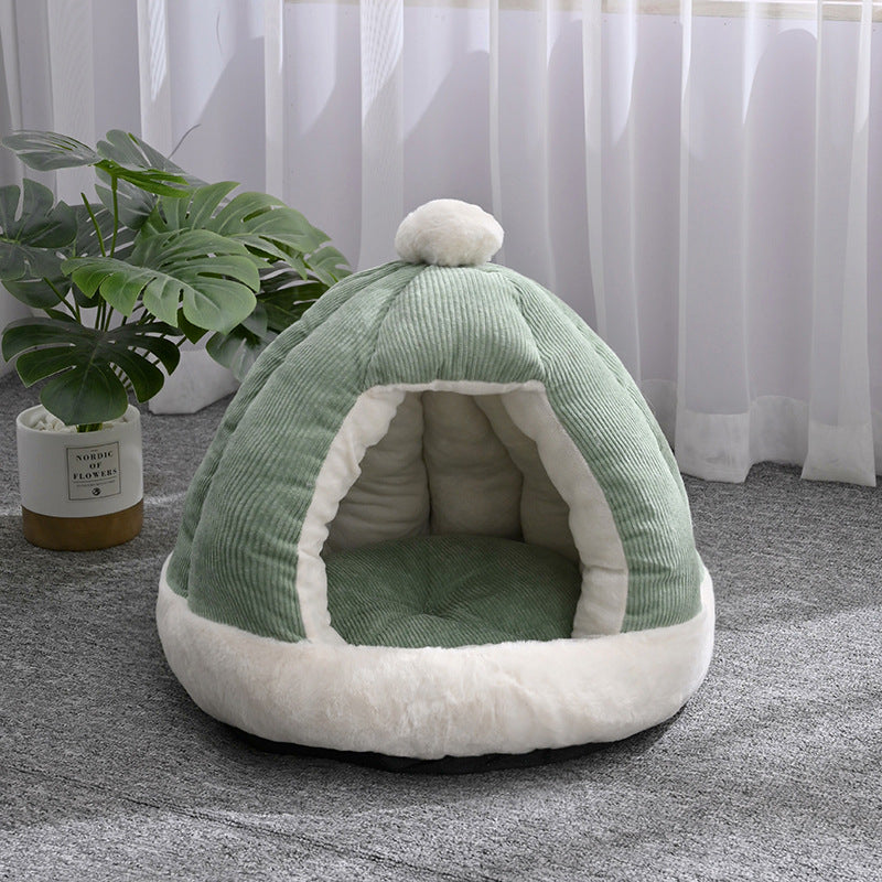 Covered Dog Bed 