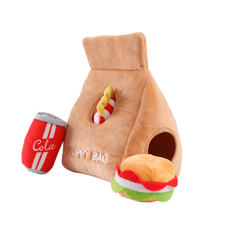 Puppy Meal bag, including Hamburger, Cola & Fries