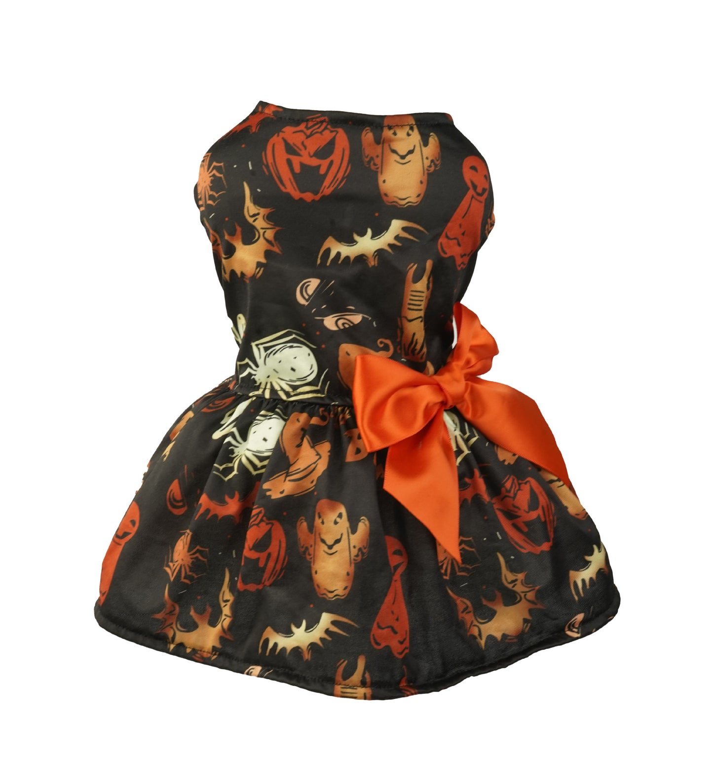Pumpkin Print Dress
