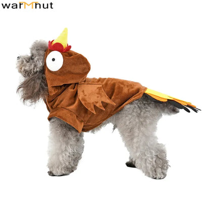 WarmHut Funny Turkey Dog Costume