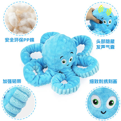 Pom Moms & Friends Plush Doggy Octopus toy